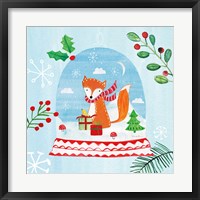 Framed Snow Globe Animals III