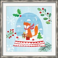 Framed Snow Globe Animals III