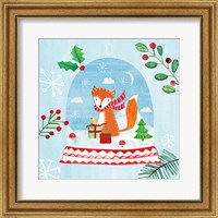 Framed Snow Globe Animals III