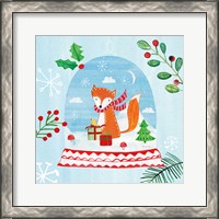 Framed Snow Globe Animals III