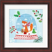 Framed Snow Globe Animals III