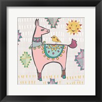 Framed Playful Llamas III