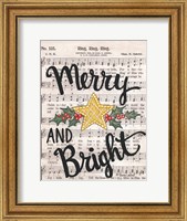 Framed Merry & Bright