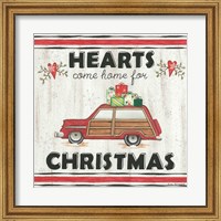 Framed Hearts Come Home for Christmas
