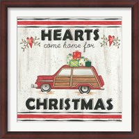 Framed Hearts Come Home for Christmas