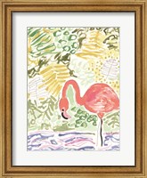 Framed Fancy the Flamingo