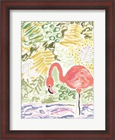 Framed Fancy the Flamingo