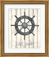 Framed 'Sail Away' border=