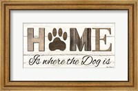 Framed Home is Where the Dog is