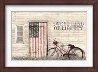 Framed Sweet Land of Liberty