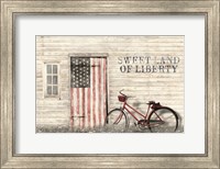 Framed Sweet Land of Liberty