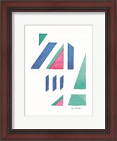 Framed Abstract Watercolor I