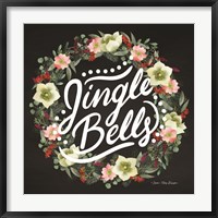 Framed Jingle Bells Wreath