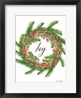 Framed Joy Wreath