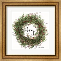 Framed Joy Wreath