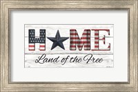 Framed Home - Land of the Free