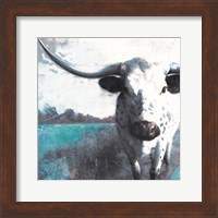 Framed Cow Close Up