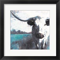 Framed Cow Close Up