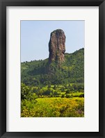 Framed Stone Pillar in the Mountain, Bahir Dar, Ethiopia