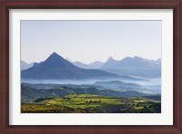Framed Landscape of mountain, between Aksum and Mekele, Ethiopia