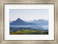 Framed Landscape of mountain, between Aksum and Mekele, Ethiopia