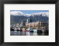 Framed South Africa, Cape Town Victoria and Alfred Waterfront, Table Mountain