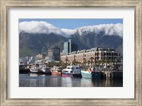 Framed South Africa, Cape Town Victoria and Alfred Waterfront, Table Mountain