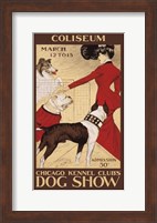 Framed Chicago Kennel Club's Dog Show