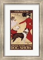 Framed Chicago Kennel Club's Dog Show
