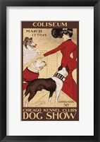Framed Chicago Kennel Club's Dog Show