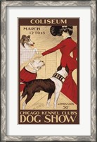 Framed Chicago Kennel Club's Dog Show