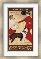 Framed Chicago Kennel Club's Dog Show