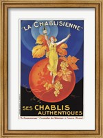 Framed La Chablisienne Ses Chablis Authentiques, 1926