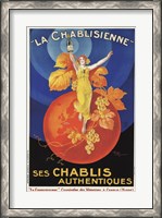 Framed La Chablisienne Ses Chablis Authentiques, 1926