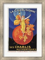 Framed La Chablisienne Ses Chablis Authentiques, 1926