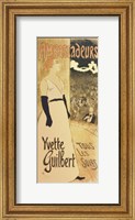 Framed Ambassadeurs - Yvette Guilbert Tous les Soirs
