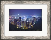 Framed China, Hong Kong, Overview of City at Night