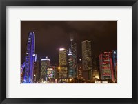 Framed Skyscrapers and Hong Kong Observation Wheel, Hong Kong, China