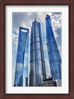 Framed Liujiashui Financial District, Shanghai, China