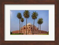 Framed Exterior view of Humayun's Tomb in New Delhi, India