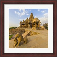 Framed Hindu Temples at Khajuraho, India