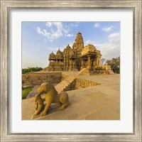 Framed Hindu Temples at Khajuraho, India