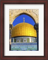 Framed Dome of the Rock Arch, Temple Mount, Jerusalem, Israel