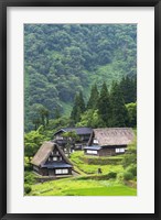 Framed Ainokura Village, Gokayama, Japan