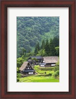 Framed Ainokura Village, Gokayama, Japan