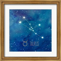 Framed Star Sign Taurus