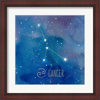 Framed Star Sign Cancer