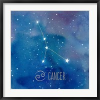 Framed Star Sign Cancer