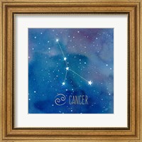 Framed Star Sign Cancer