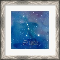 Framed Star Sign Cancer